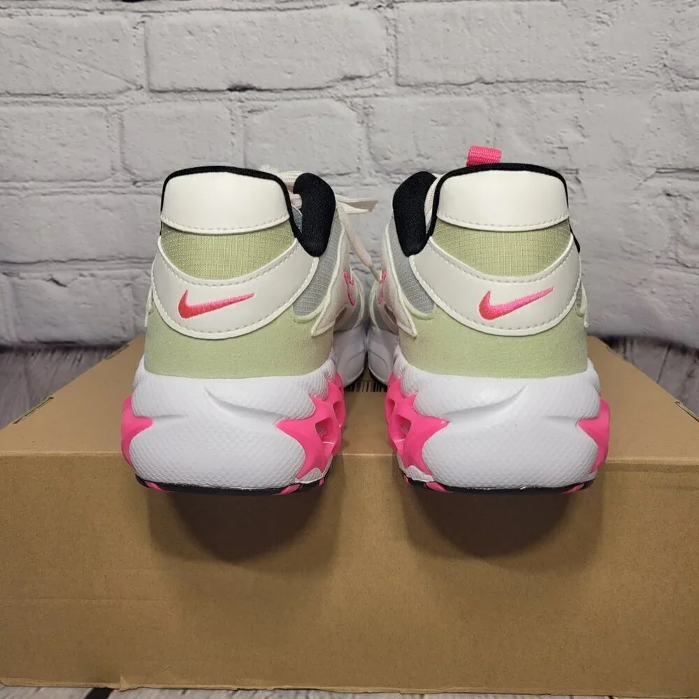 Womens Nike Zoom Air Fire- Light Silver/Hyper Pink/Olive Aura/White
